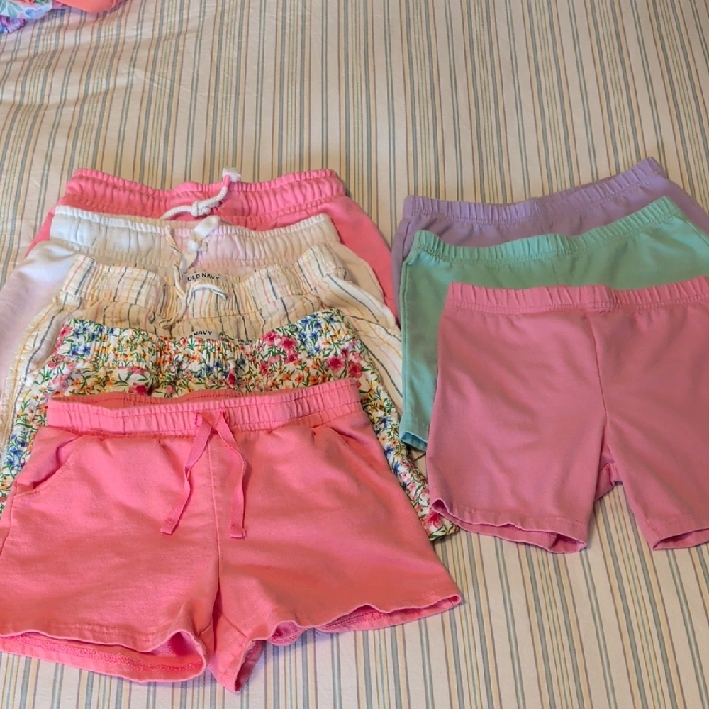 Lot Of Girl's Gap, Old Navy And Carter's Shorts Size 8